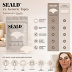 Premium imported SEALD™ Forehead Tape designed to smooth wrinkles with a custom shape for effective skincare.