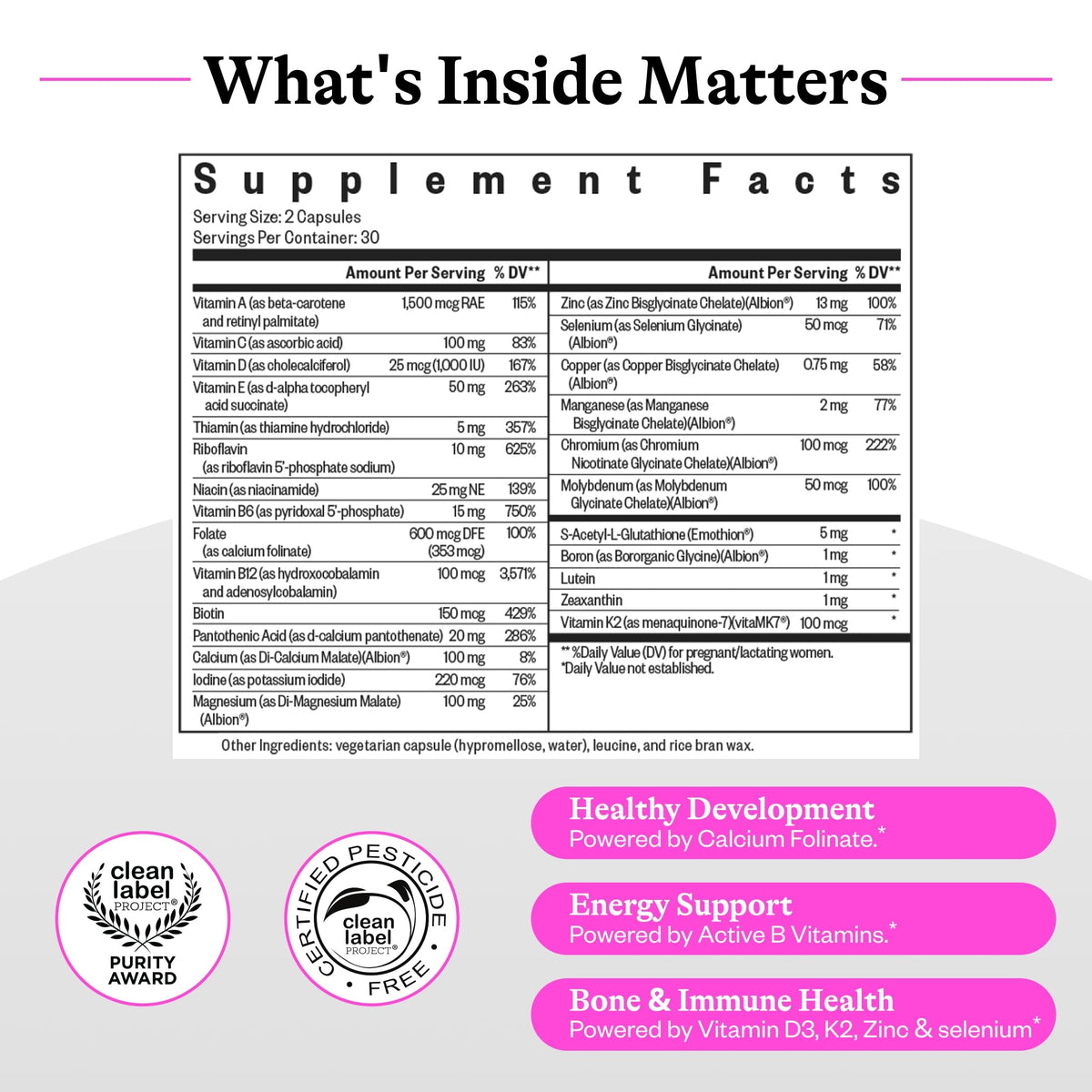 Discover Seeking Health Prenatal Essentials for healthy development, energy support, and immune health. 100% Authentic, available at Curat Cart.