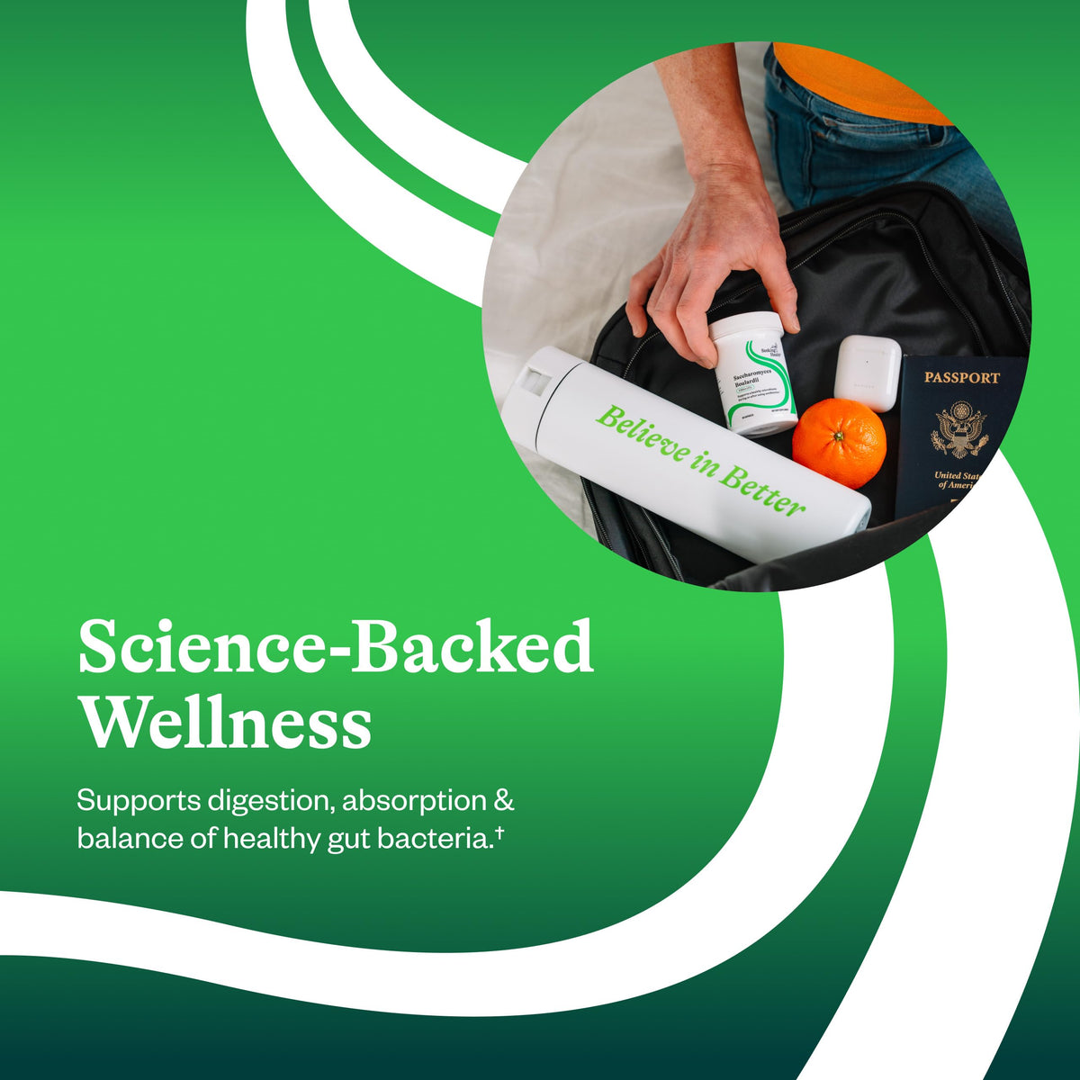 Seeking Health Saccharomyces Boulardii, specially curated by Curat Cart, supports digestion and gut balance for optimal wellness.