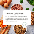 Freshpet Chicken Cat Food features high-quality ingredients like chicken, carrots, and more in official packaging. Available at Curat Cart.