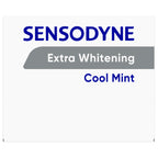 Sensodyne Extra Whitening Toothpaste in Cool Mint flavor, 100% Authentic, available at Curat Cart for brightening smiles in India.