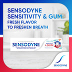 Sensodyne Sensitivity Gum Toothpaste offers fresh flavor and gum health. Perfect for daily use. Available at Curat Cart.