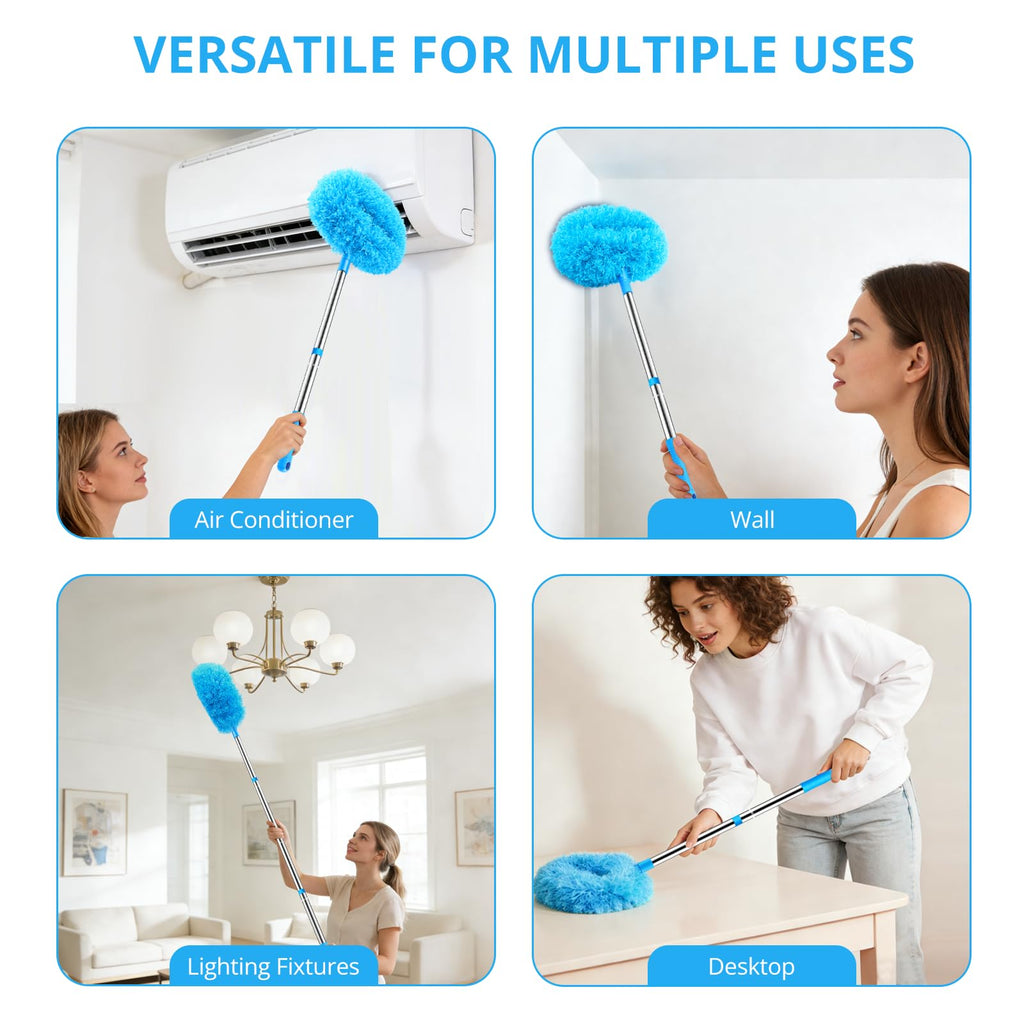 SetSail Ceiling Fan Cleaner effectively reaches high spaces with its versatile design, ensuring a high-quality clean. Available at Curat Cart.