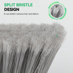 SetSail Indoor Soft Bristle Broom features split bristles for effective hair and debris removal. Perfect for daily cleaning at Curat Cart.