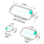 Discover the Sew Tech Embroidery Hoops Frame Set featuring high-quality design and official packaging available at Curat Cart.