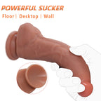 Realistic Silicone Dildo with a powerful suction base, 100% Authentic and available in India at Curat Cart.