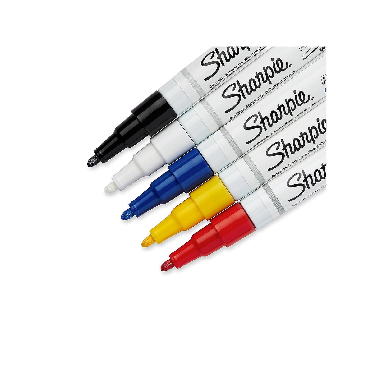Sharpie Oil-Based Paint Markers in vibrant colors, perfect for creative projects. Available at Curat Cart for your artistic needs.