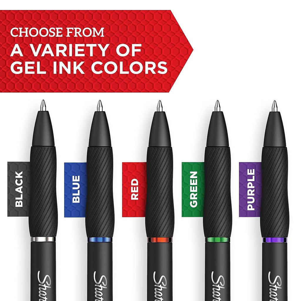 Explore Sharpie S-Gel Bold Point Pens in vibrant colors, featuring a high-quality finish. Available at Curat Cart.