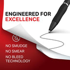 Sharpie S-Gel Pens offer no smudge, no smear, and no bleed technology. 100% Authentic, available at Curat Cart in India.