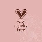 Official Shea Moisture logo with a heart and bunny, featuring a floral design, emphasizing cruelty-free product benefits.