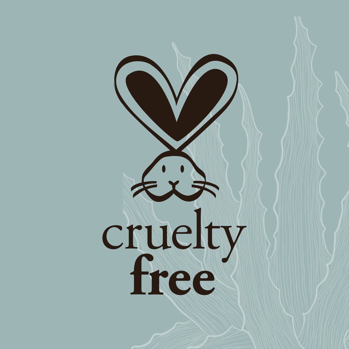 Official cruelty-free logo featuring a rabbit and heart, symbolizing ethical skincare for Sheamoisture products.
