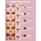 Showcasing SHEGLAM's Fine Line 2-In-1 Nose Contour shades for various skin tones, a premium global favorite.