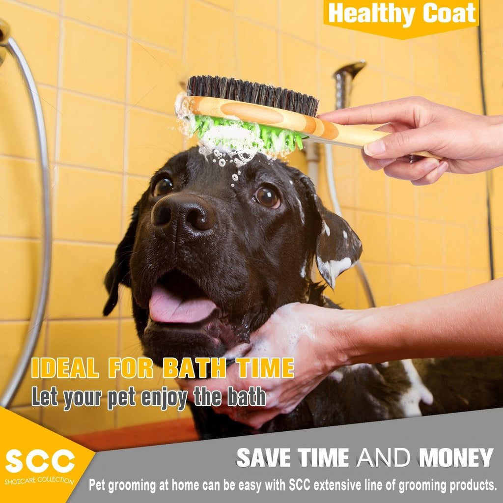 Premium imported Short Hair Dog Brush for effective grooming at home. Ideal for bath time, ensuring a healthy coat. Available at Curat Cart.