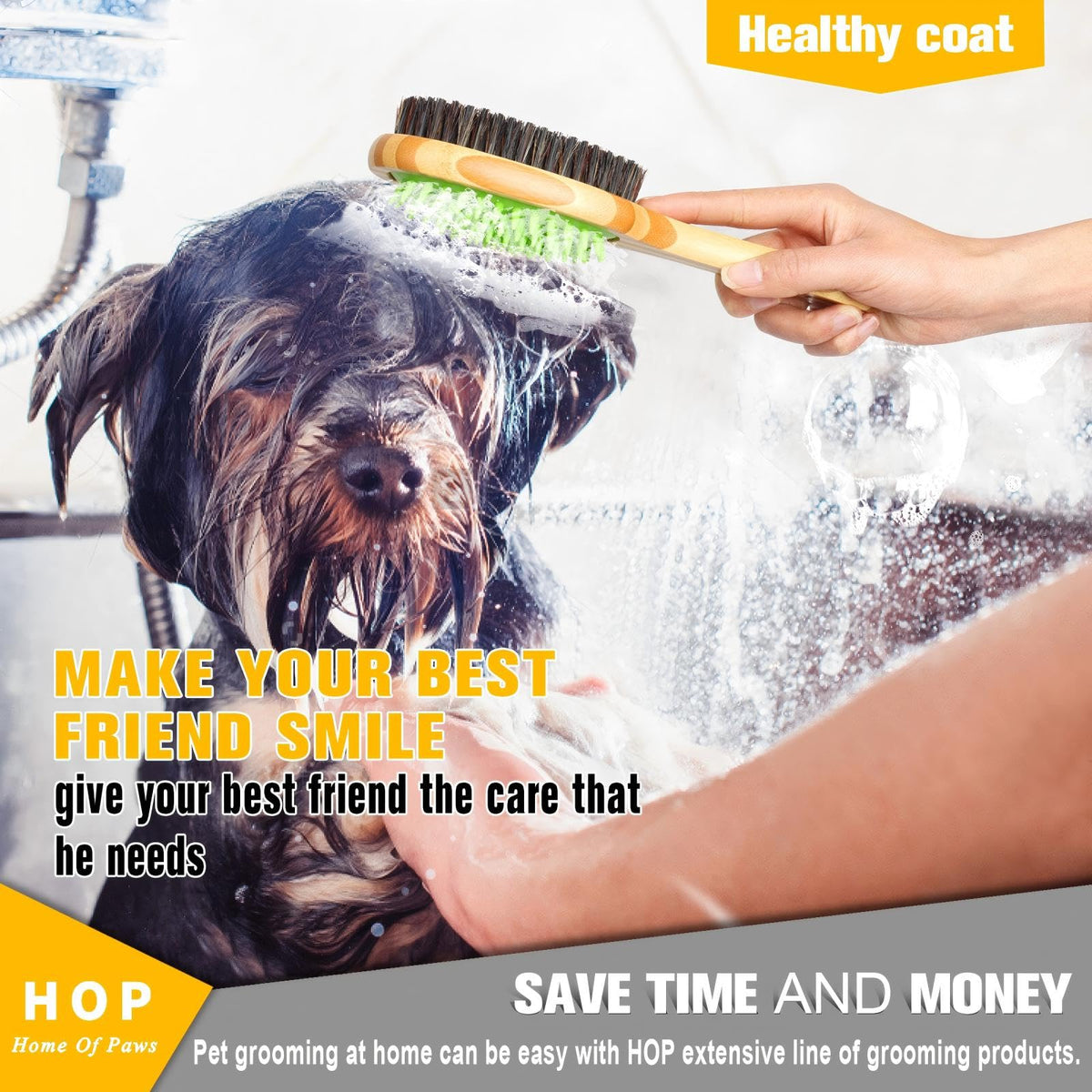 Enhance your pet's shine with the Short Hair Dog Brush, specially curated by Curat Cart for premium grooming care.