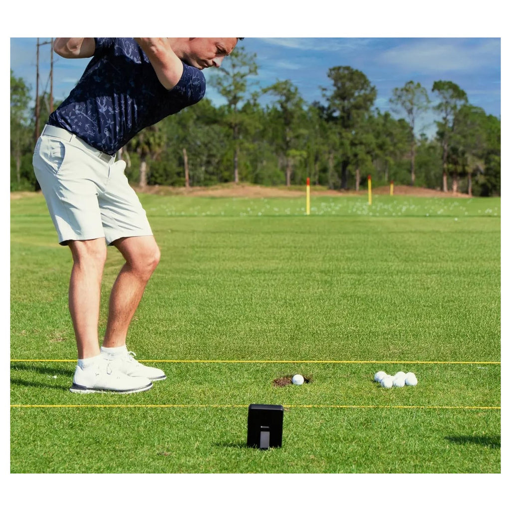 Experience precision with the Shot Scope LM1 Launch Monitor, a premium import perfect for improving your golf game. Available at Curat Cart.