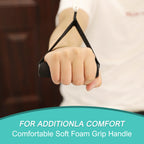 Shoulder Pulley for Therapy features a comfortable soft foam grip handle, ensuring 100% authenticity. Available at Curat Cart in India.