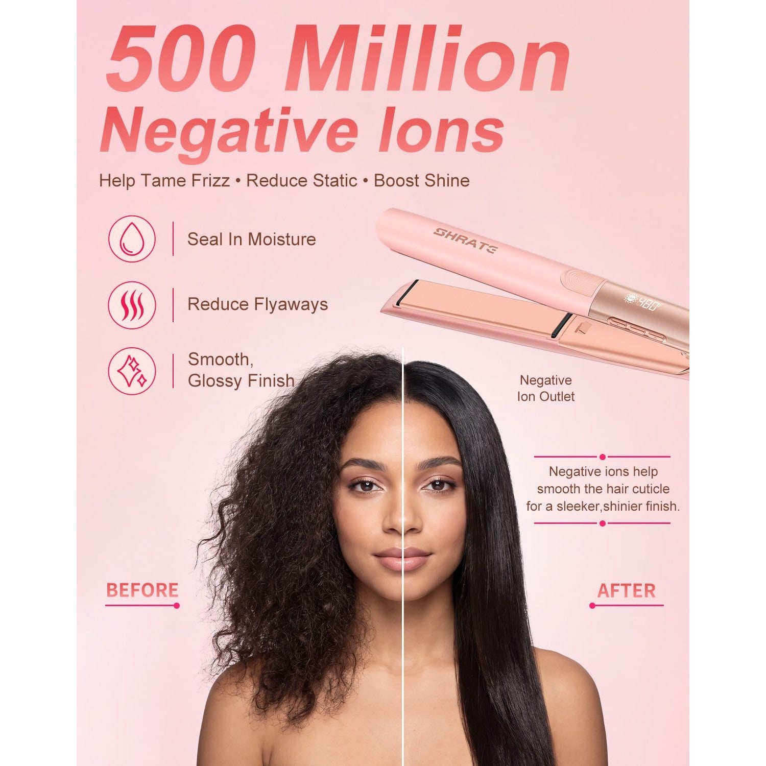 Experience sleek hair with SHRATE Flat Iron. Available online in India, order now for smooth, glossy results!