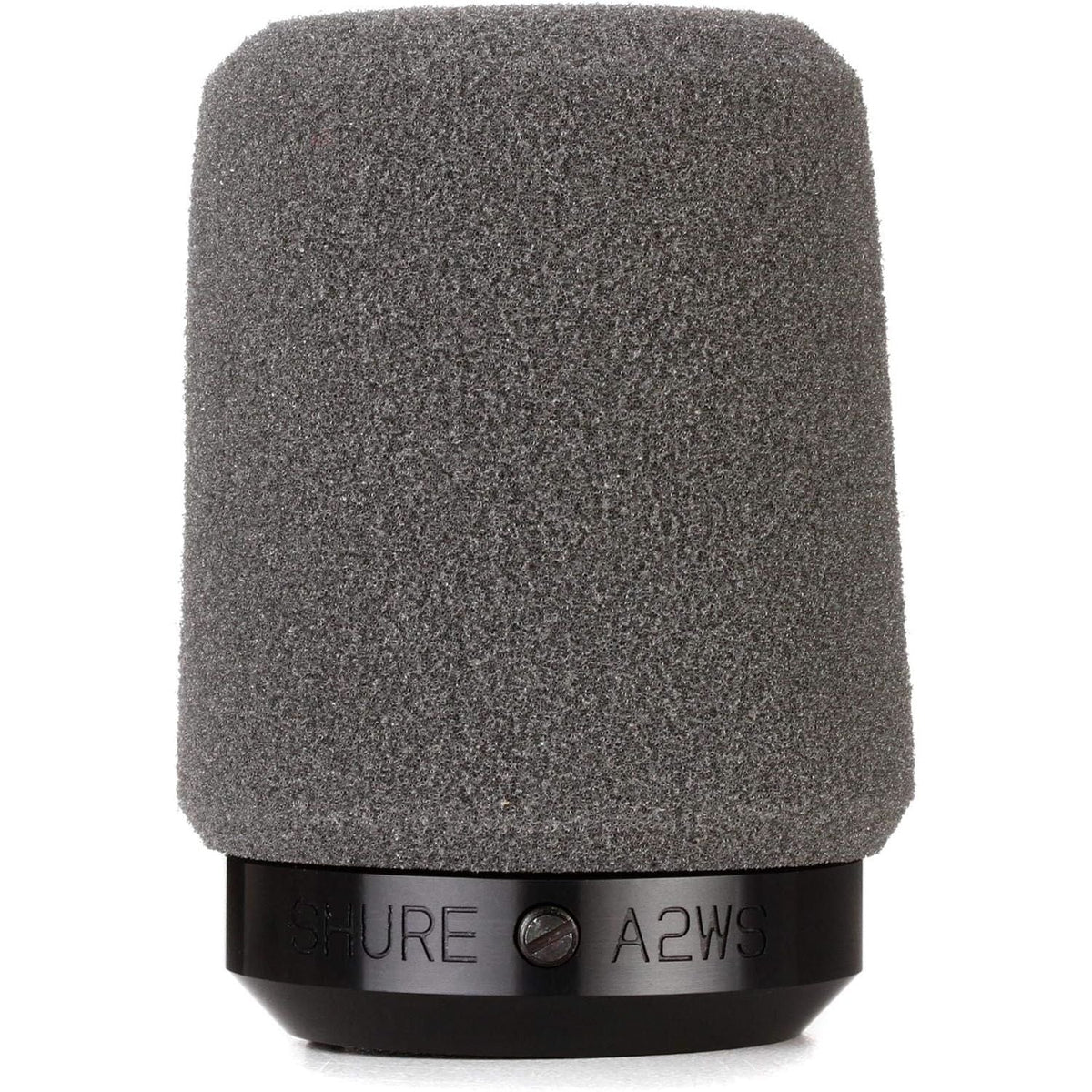 Premium imported Shure A2WS locking microphone windscreen, designed for superior sound quality and wind protection.