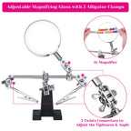 Discover the Shynek Jewelry Making Supplies Kit, featuring an adjustable magnifying glass for detailed crafting. Specially curated by Curat Cart.
