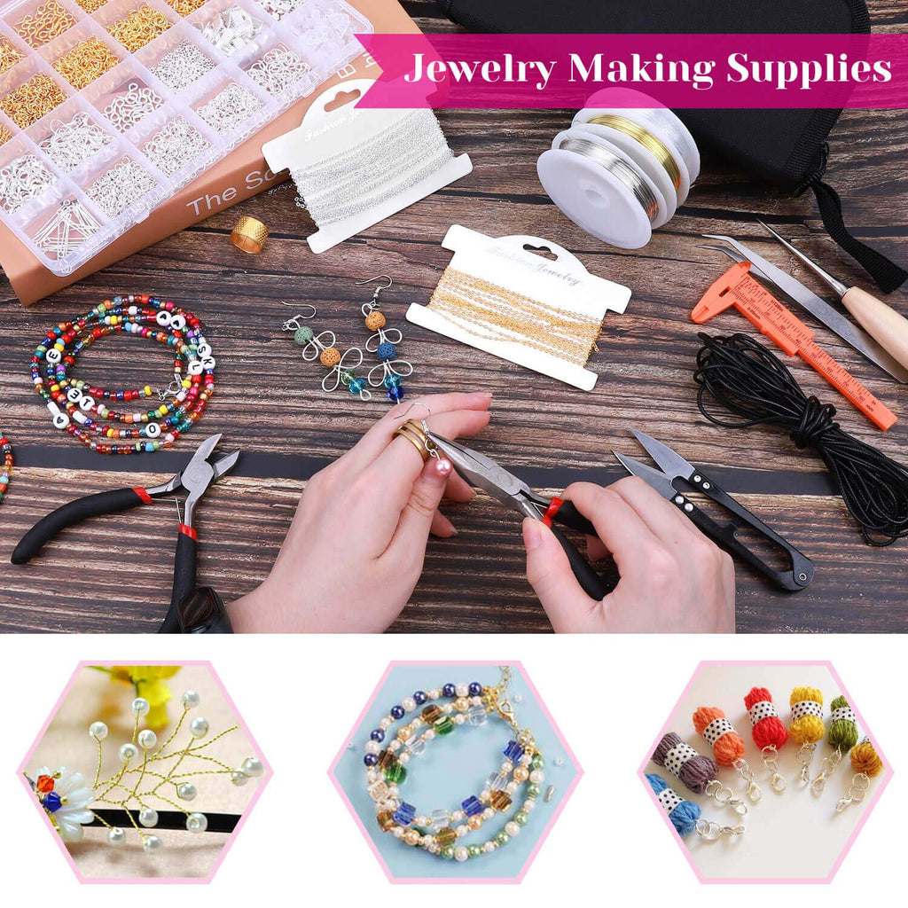 Discover the Shynek Jewelry Making Supplies Kit, perfect for crafting unique jewelry. 100% Authentic, available at Curat Cart in India.