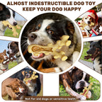SIHRMIU Dog Chew Toys for Aggressive Chewers, specially curated by Curat Cart, keep your dog happy and entertained.