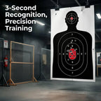 Silhouette Paper Shooting Target for precision training, 100% Authentic and available in India at Curat Cart.