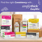 SimplyThick EasyMix Gel Thickener offers instant food thickening solutions. 100% Authentic, available in India at Curat Cart.