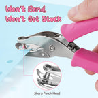Single Hole Punch Set features a sharp punch head, perfect for daily use. Upgrade your routine with Curat Cart's quality products.