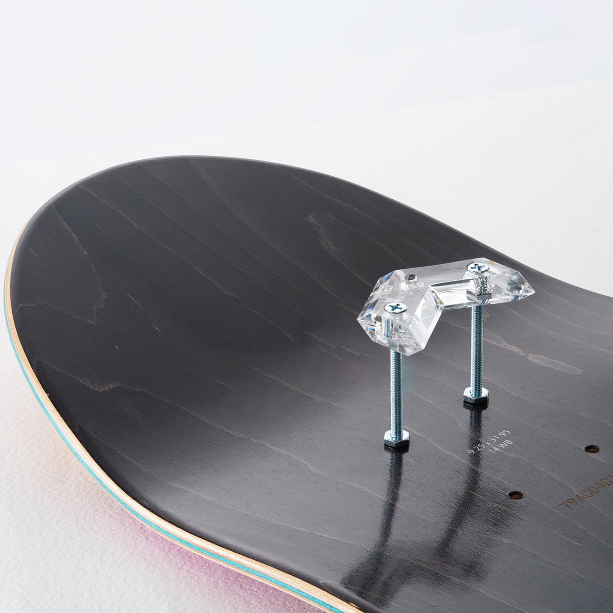 Experience premium imported style with the Premium Clear Skateboard Wall Mount, perfect for showcasing your skateboard at Curat Cart.