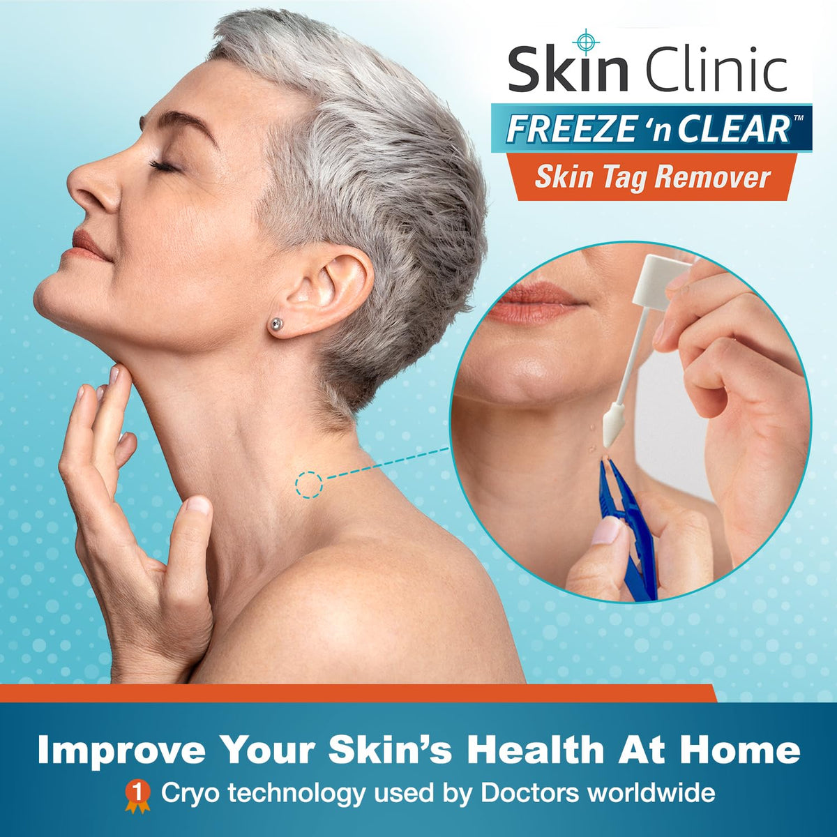 Skin Clinic Freeze 'n Clear Skin Tag Remover available at Curat Cart. 100% Authentic. Improve your skin's health at home.