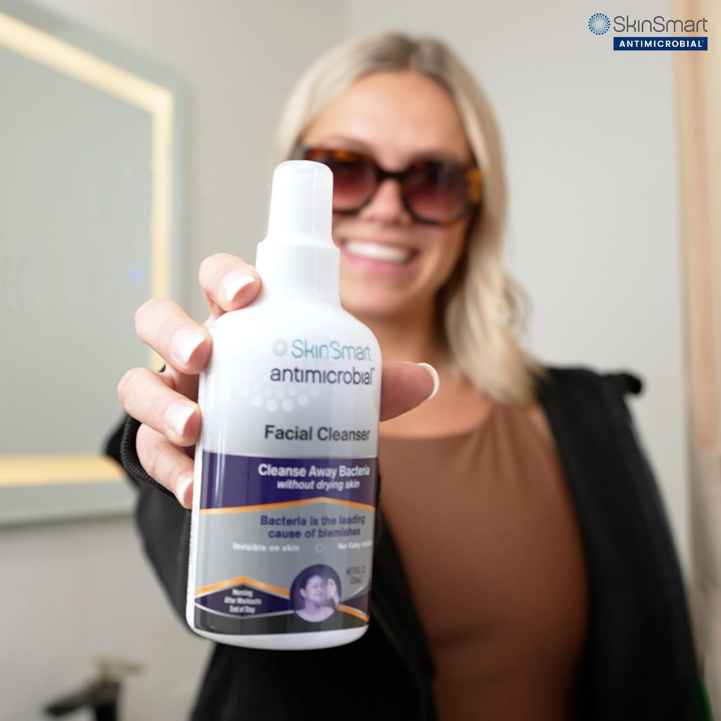 SkinSmart Facial Cleanser - Side Profile & Box Packaging | buy online in India with doorstep delivery at Curat Cart