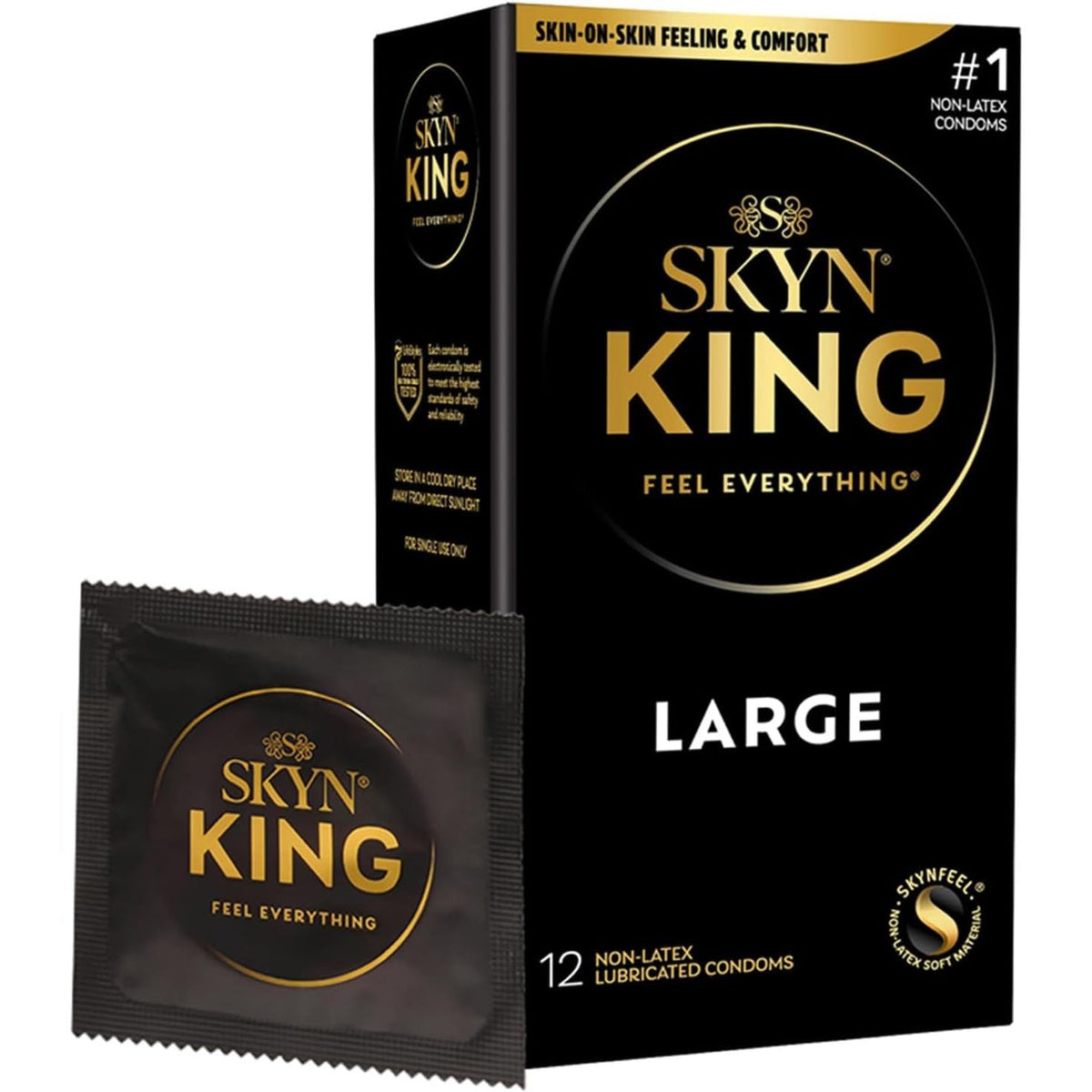 Discover the authentic SKYN Elite Non-Latex Condoms for ultimate comfort. Genuine product for a natural feel and pleasure.