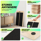 Discover the Adjustable Calf Stretch Board, specially curated by Curat Cart for optimal calf stretching and stability. Perfect for tight spaces.