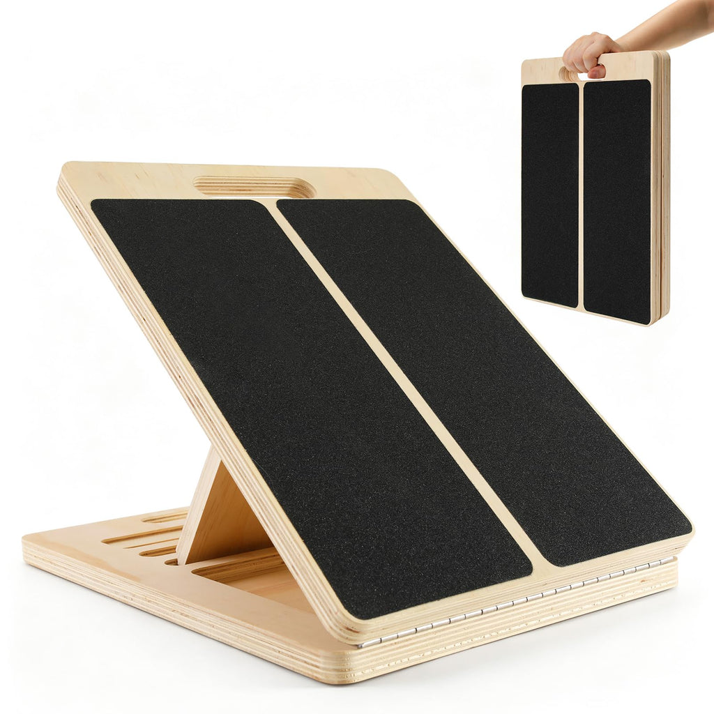 Premium imported adjustable calf stretch board for effective stretching, available at Curat Cart. Enhance your flexibility today.