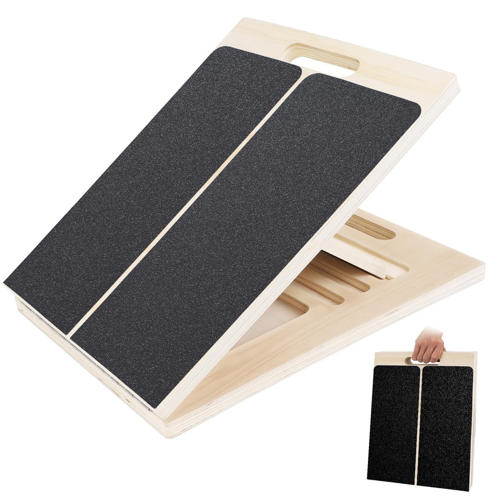 Enhance posture with the premium imported Adjustable Wooden Slant Board, ideal for ergonomic support. Available at Curat Cart.