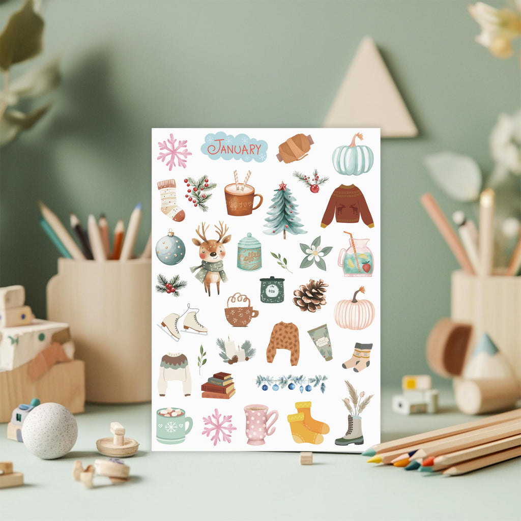 Discover exclusive Slapaflife Planner Stickers, specially curated by Curat Cart, featuring vibrant designs for your creative projects.