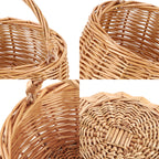 Explore the exclusive Wicker Picnic Basket with Handle, specially curated by Curat Cart for stylish outdoor adventures.