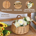Explore the premium imported wicker picnic basket with handle, featuring easy access design and natural material. Available at Curat Cart.