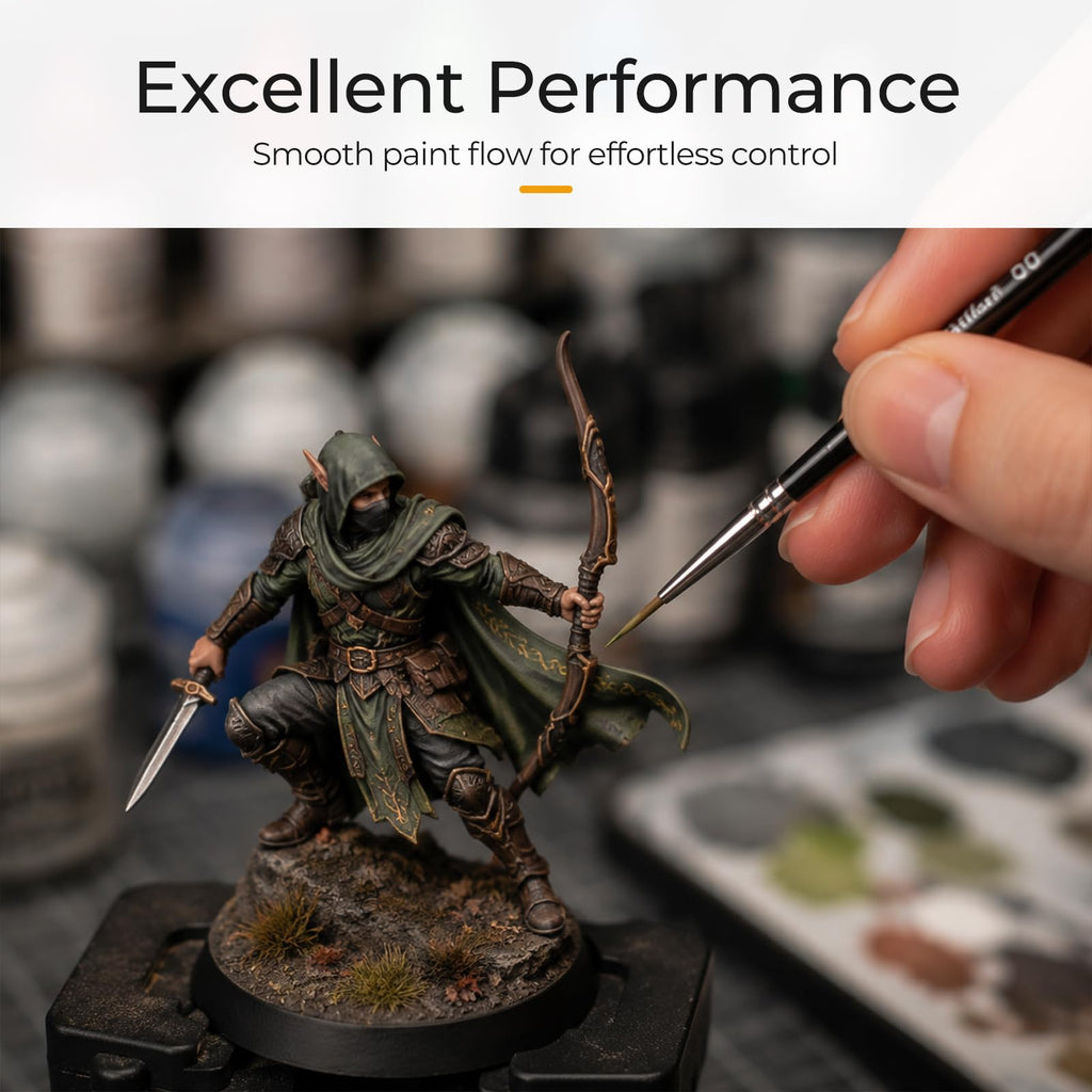 Achieve precision and detail with Smallbudi Tiny Detail Paint Brushes, perfect for daily use. Available at Curat Cart.