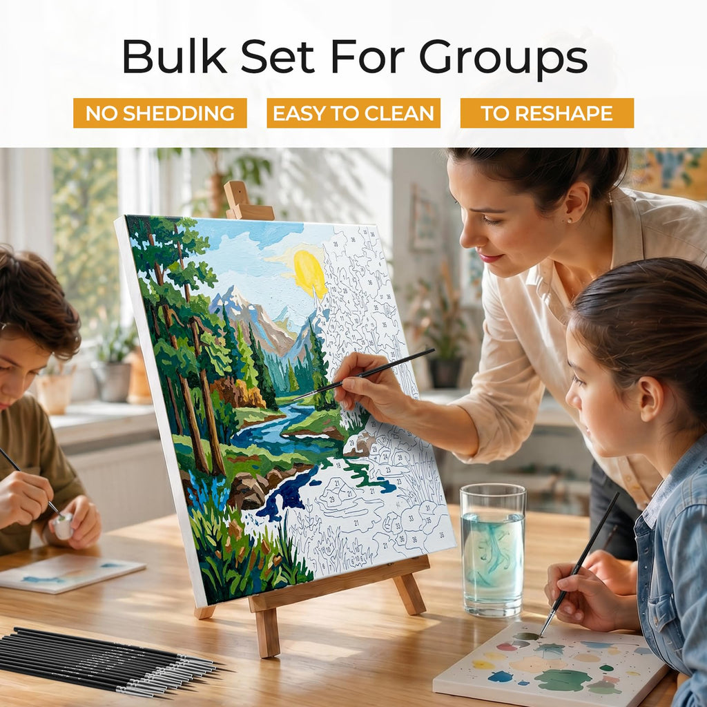 Discover Smallbudi Tiny Detail Paint Brushes, a premium imported choice for artists at Curat Cart, perfect for detailed projects. 