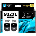 Premium imported Smart Ink Compatible Ink Cartridge pack, featuring two black cartridges. Available at Curat Cart.