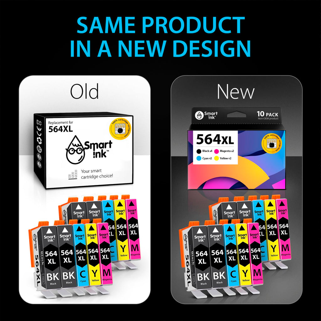 Smart Ink Compatible Ink Cartridge showcased in new design packaging, highlighting quality and efficiency at Curat Cart.