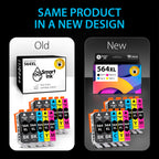 Smart Ink Compatible Ink Cartridge showcased in new design packaging, highlighting quality and efficiency at Curat Cart.