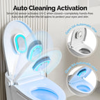 Innovative Smart Toilet Sanitizing System with auto cleaning activation for hygiene. Official packaging from Curat Cart.