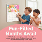 S&O Desert Garden Wall Calendar features vibrant monthly illustrations. Specially curated by Curat Cart for joyful planning.