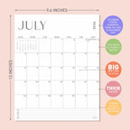 S&O Magnetic Fridge Calendar features 18 months from July 2026 to December 2027. 100% Authentic and available at Curat Cart.