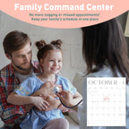 Organize your schedule effortlessly with the S&O Magnetic Fridge Calendar, perfect for busy families. Available at Curat Cart.