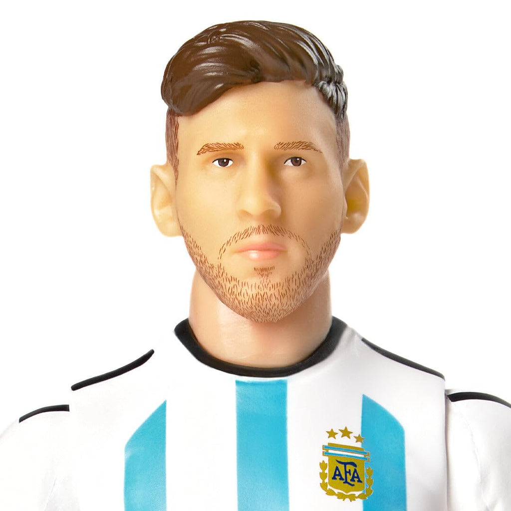Lionel Messi action figure, exclusively curated by Curat Cart, showcases detailed features and authentic team attire.