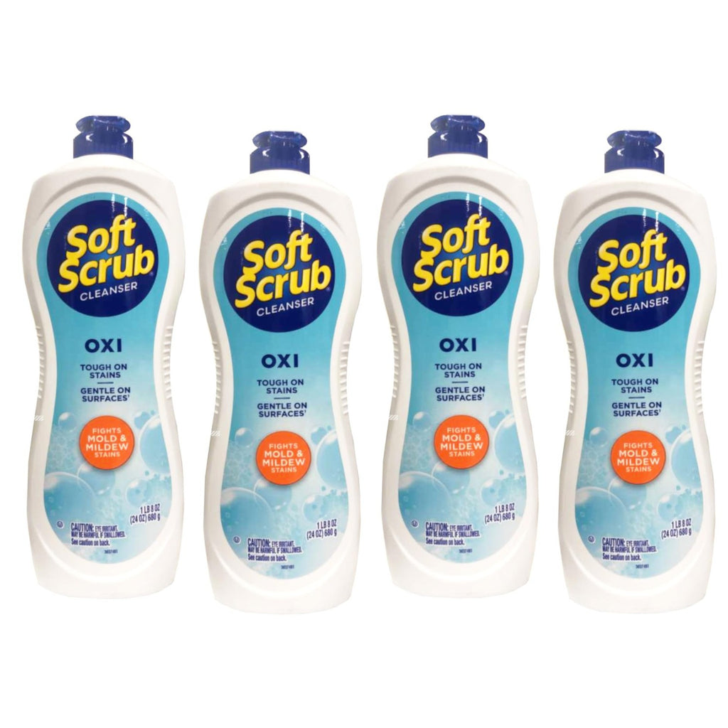 Discover the premium imported Soft Scrub Oxi Cleanser, tough on stains yet gentle on surfaces, available at Curat Cart.