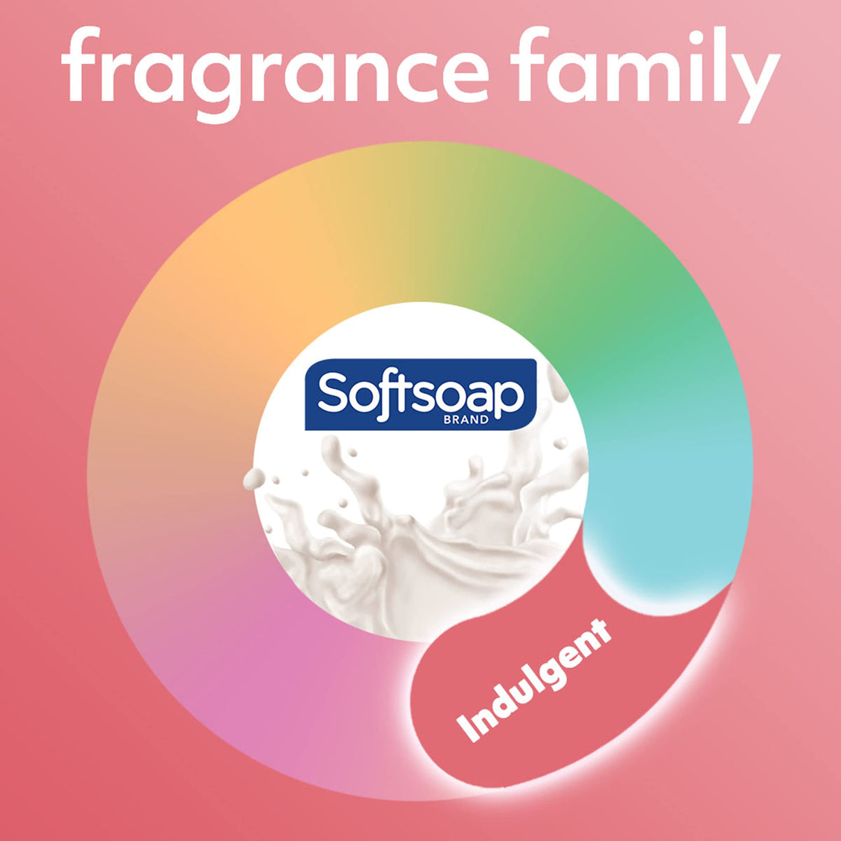Discover the indulgent fragrance family of Softsoap Body Wash, featuring original packaging and vibrant design.